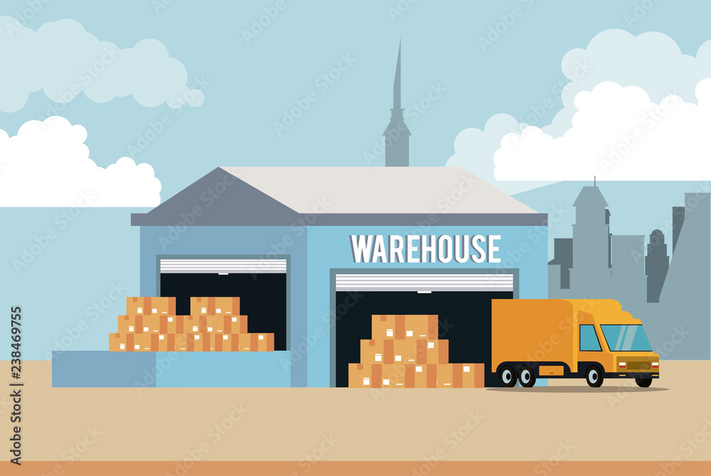 Canvas Prints warehouse and logistics