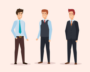 group of men avatars characters