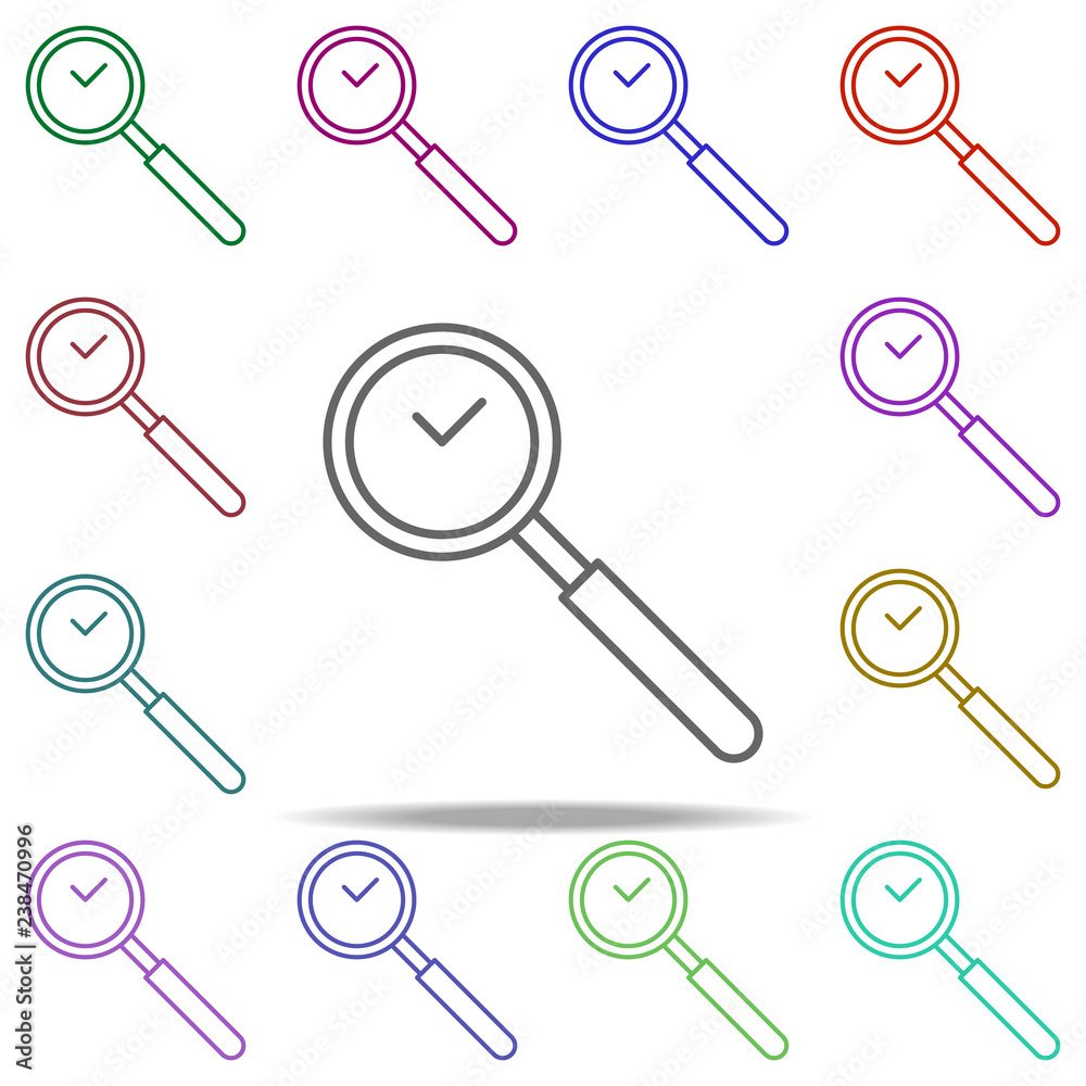 Poster time analysis icon. Element of time value icon for mobile concept and web apps. Thin line time analysis icon can be used for web and mobile on white background