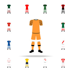 Naklejka premium Australy national football form illustration icon. Football icons universal set for web and mobile