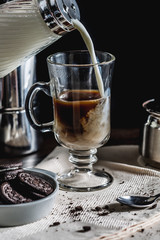 coffee and milk