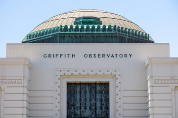 Famous Griffith Observatory in Los Angeles