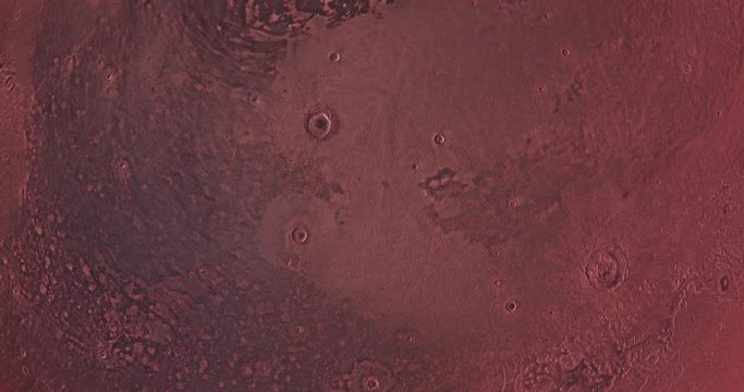 A looping Mars surface rotation.  	