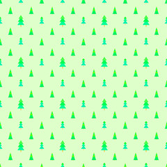 Seamless pattern with christmas trees. Abstract geometric wallpaper. Print for textiles, fabrics, polygraphy, posters. Greeting cards