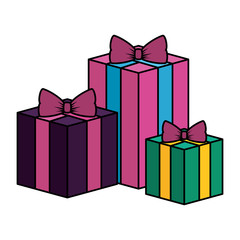 gifts boxs presents icons