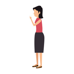 elegant businesswoman avatar character