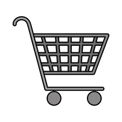 supermarket shopping cart icon
