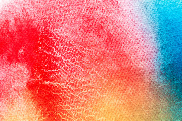 Fototapeta premium Watercolor art hand paint on white watercolor texture background. Abstract watercolor freehand brushes background.