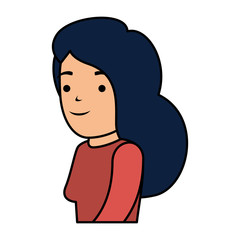 elegant businesswoman avatar character