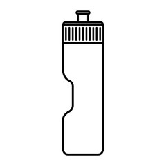 bottle gym isolated icon