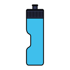 bottle gym isolated icon