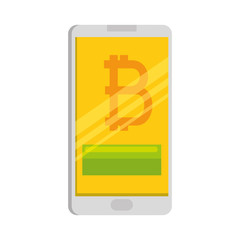 smartphone with bitcoin commerce