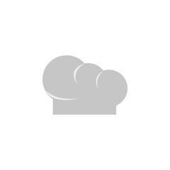 Chef hat - black icon on white background