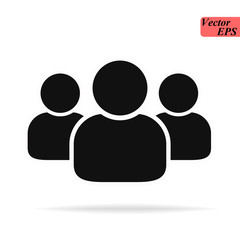 men vector icon on white background. eps 10