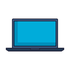 laptop computer isolated icon