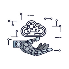 robotic hand with cloud computing