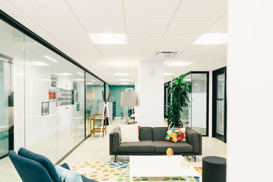 Interior of modern creative office
