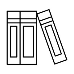 text books isolated icon