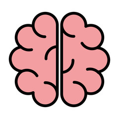 Obraz premium brain storming isolated icon