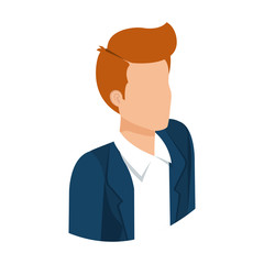 elegant businessman avatar character