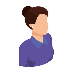 elegant businesswoman avatar character