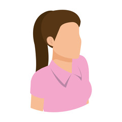 elegant businesswoman avatar character