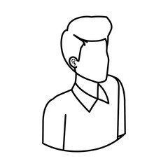 elegant businessman avatar character