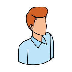 elegant businessman avatar character