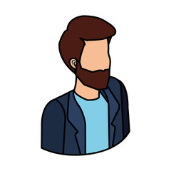 elegant businessman avatar character