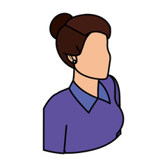 elegant businesswoman avatar character