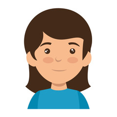 beautiful little girl character