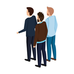 group of men avatars characters