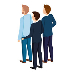 group of men avatars characters