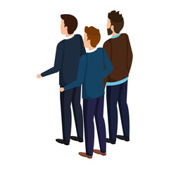 group of men avatars characters