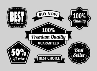 Premium quality label badges. Good use for badge, symbol, sticker, or any design you want.