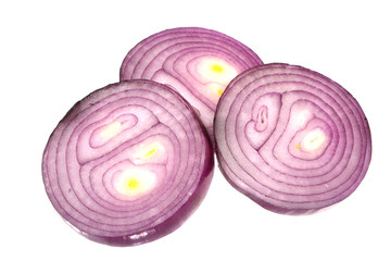 Fototapeta premium onion isolated on white background