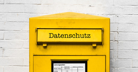 Fototapeta premium Datenschutz Briefkasten