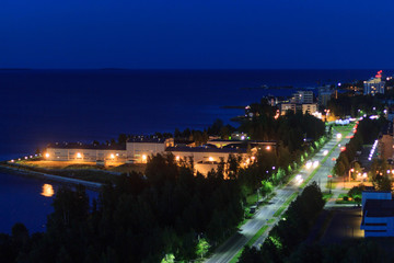 Night city Petrozavodsk