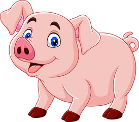 Cute pig cartoon - 238500108