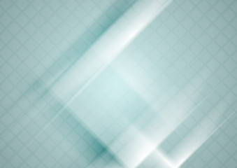 Blue tech geometric background with squares texture