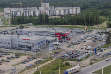 Construction of new neighborhoods in the city of Petrozavodsk