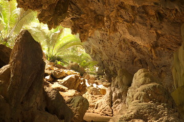 Thai mountain cave