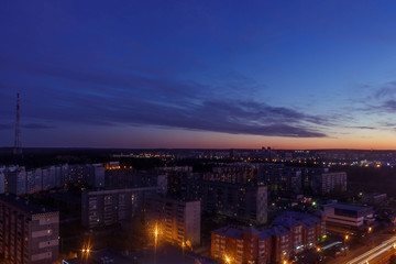Evening city Petrozavodsk