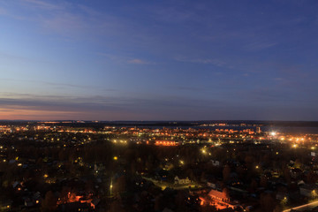 Evening city Petrozavodsk