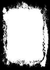 Abstract Black Decorative Photo Edge / Overlay for Portrait Photos