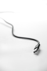 black wire with USB-A