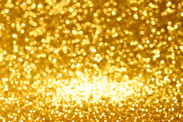 Golden Christmas or New Year festive background