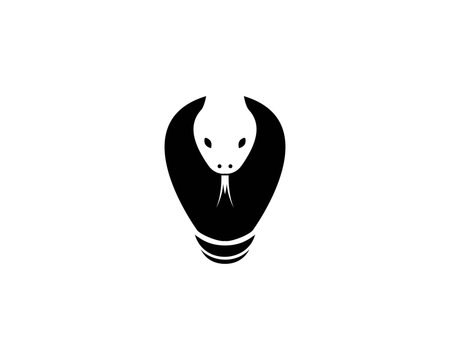 snake head logo template