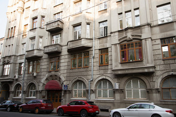 Fototapeta na wymiar Old house in Moscow