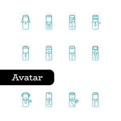 Avatar icon set